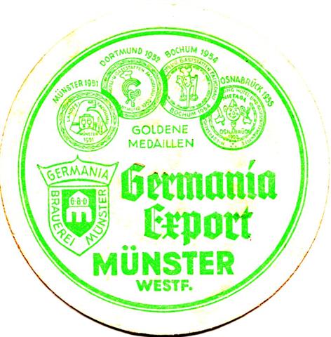 mnster ms-nw germania rund 4a (215-4 goldene medaillen-grn)